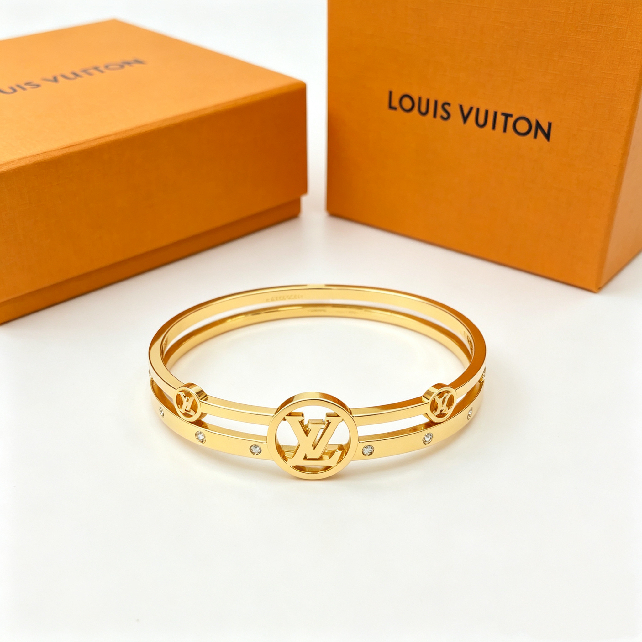 L—Double Layer Metal Bangle