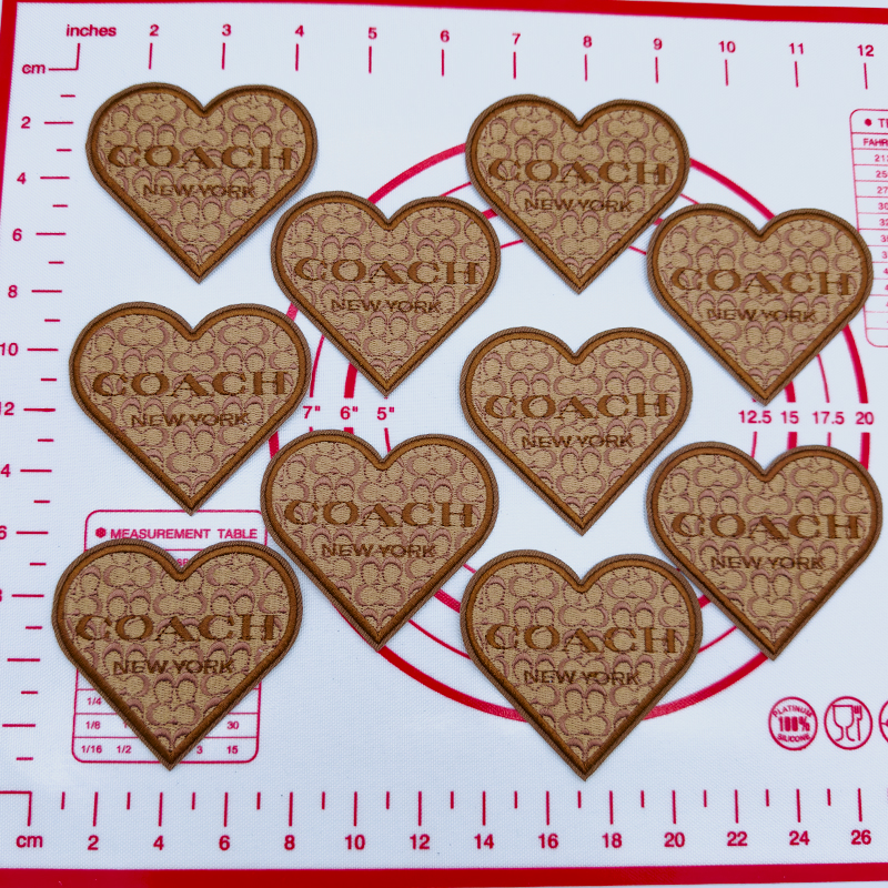 Mid(Iron-on) C-3 Love Shape Patches