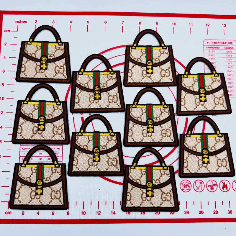 Mid(Iron-on) G- Bag Shape Patches