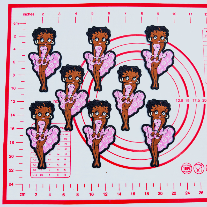 Mid(Iron-on) L-Betty Patches